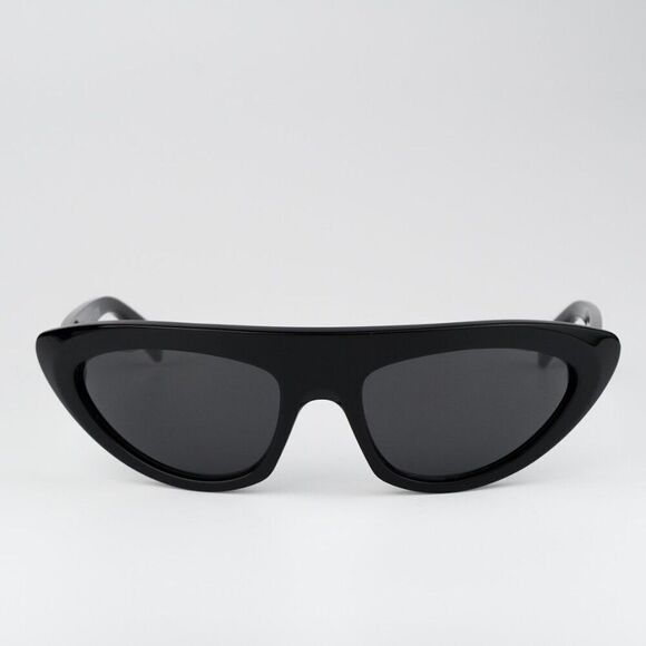 NEW Celine CL40261I 01A Black Dark Grey Wraparound Unisex Sunglasses CL 40261I - Picture 3 of 10